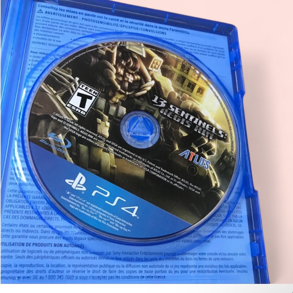 Sony PS4 Game - 13 Sentinels: Aegis Rim - Blue Case - Picture 4 of 4